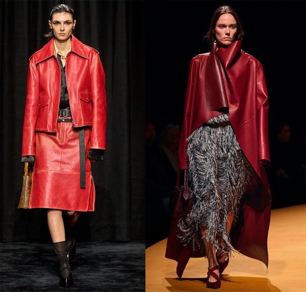 Кожаные платья, юбки, шорты и верхняя одежда 2025-2026