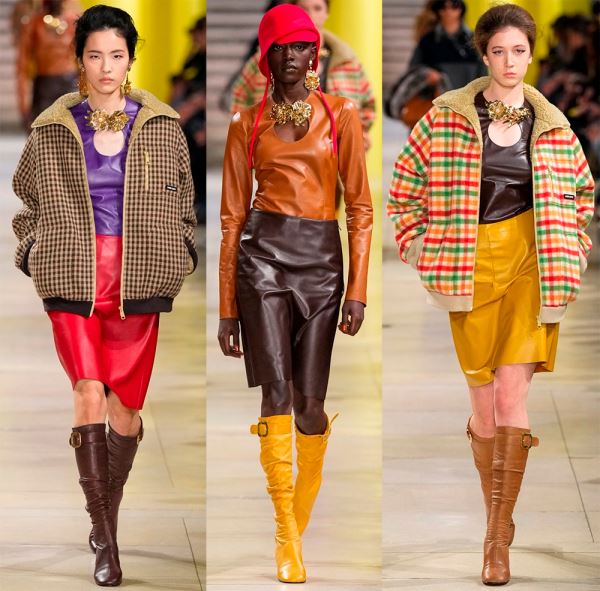 Кожаные платья, юбки, шорты и верхняя одежда 2025-2026