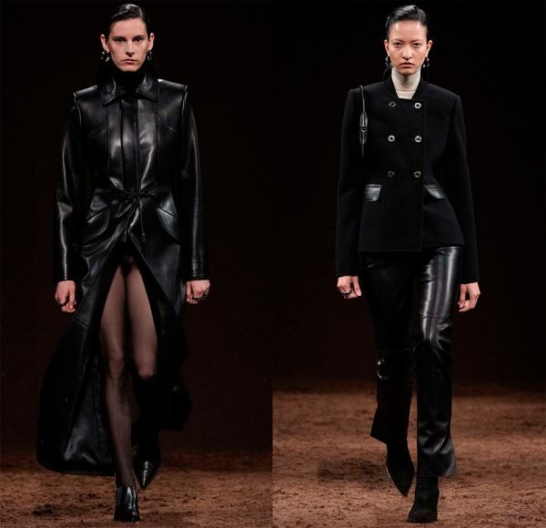 Кожаные платья, юбки, шорты и верхняя одежда 2025-2026