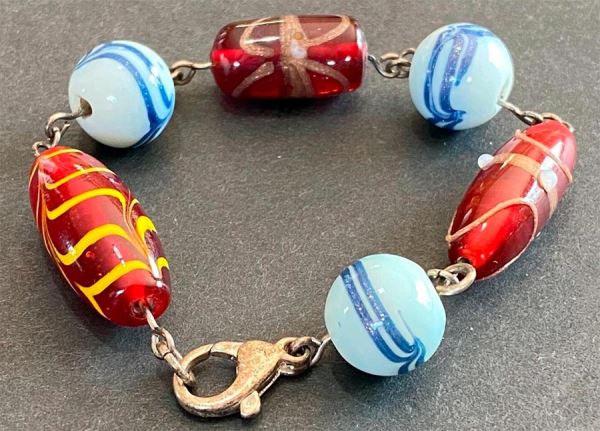 Стильные браслеты из муранского стекла