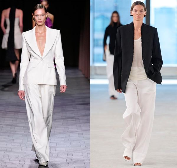 Модные брючные костюмы для женщин: коллекции 2025 года