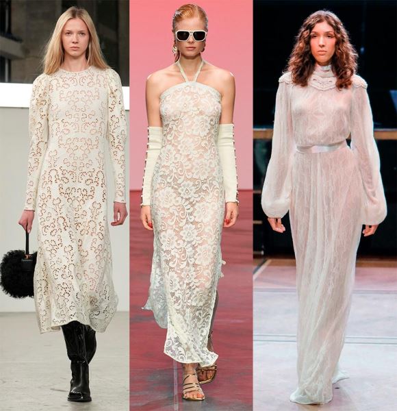 Модные белые платья: элегантные и нарядные модели