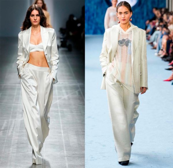 Модные брючные костюмы для женщин: коллекции 2025 года